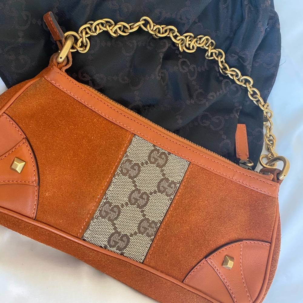 Vintage burnt orange Gucci purse